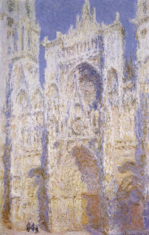 Claude Monet The Cathedral of Rouen, Vastfasaden in sunshine china oil painting image